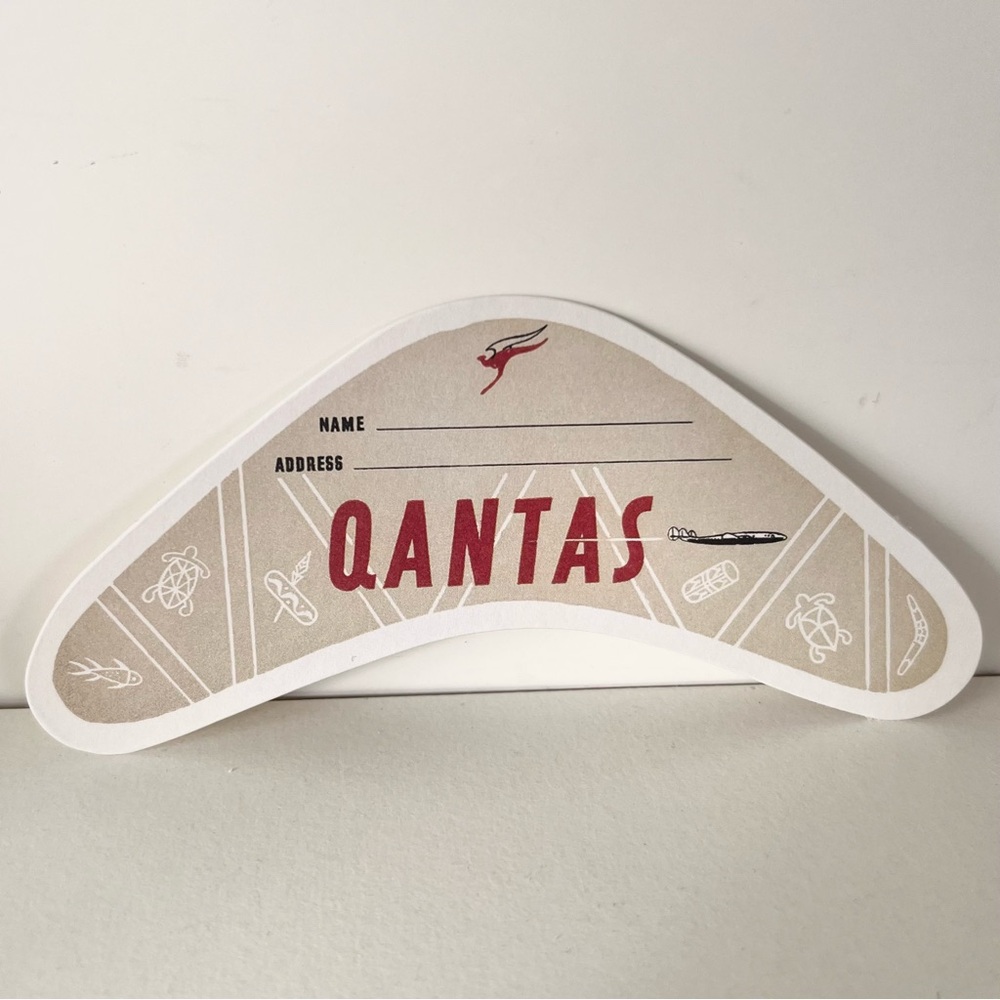 Louis Vuitton Qantas luggage sticker